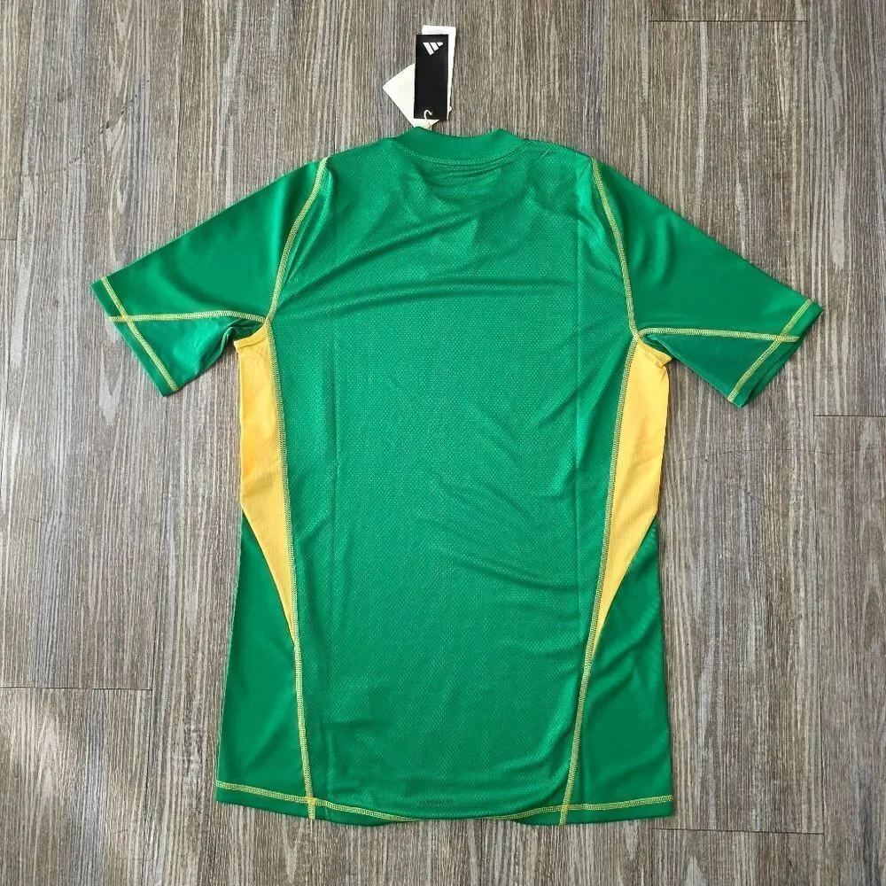 Adidas Tiro 24 Pro Soccer Goalkeeper Jersey Green Yellow Slim Fit IS5349 Men’s L